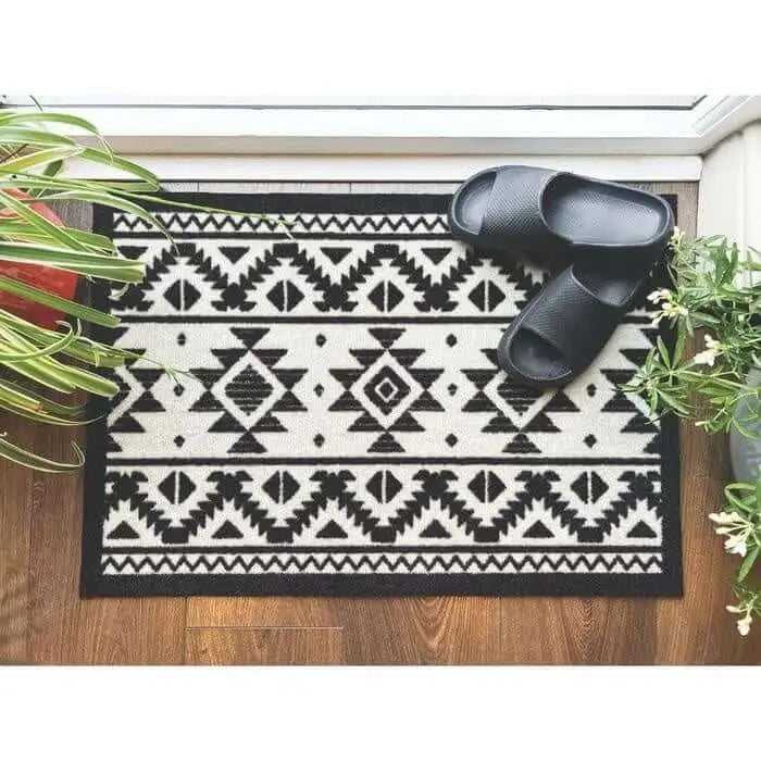 Abstract Washable Mat and Runner - Doormat