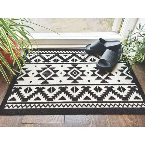 Abstract Washable Mat and Runner - Doormat