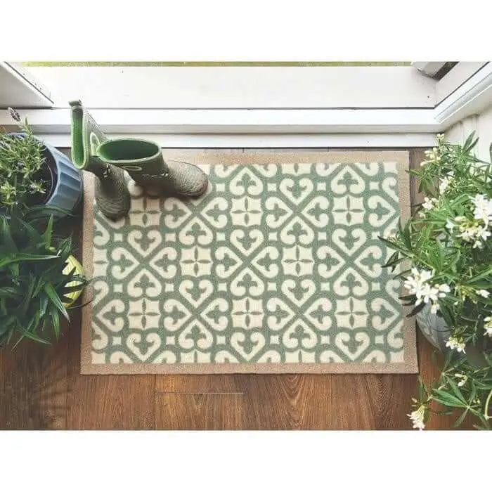 Abstract Washable Mat and Runner - Doormat