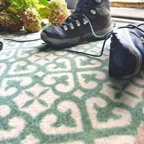 Abstract Washable Mat and Runner - Doormat