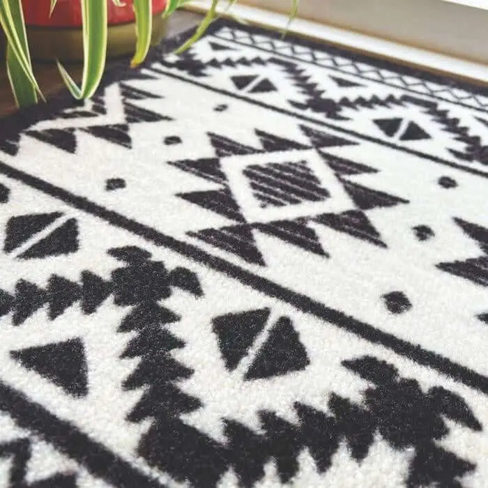 Abstract Washable Mat and Runner - Doormat