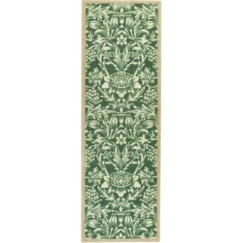 Abstract Washable Mat and Runner - My Heritage Green / 50X150 cm - Doormat