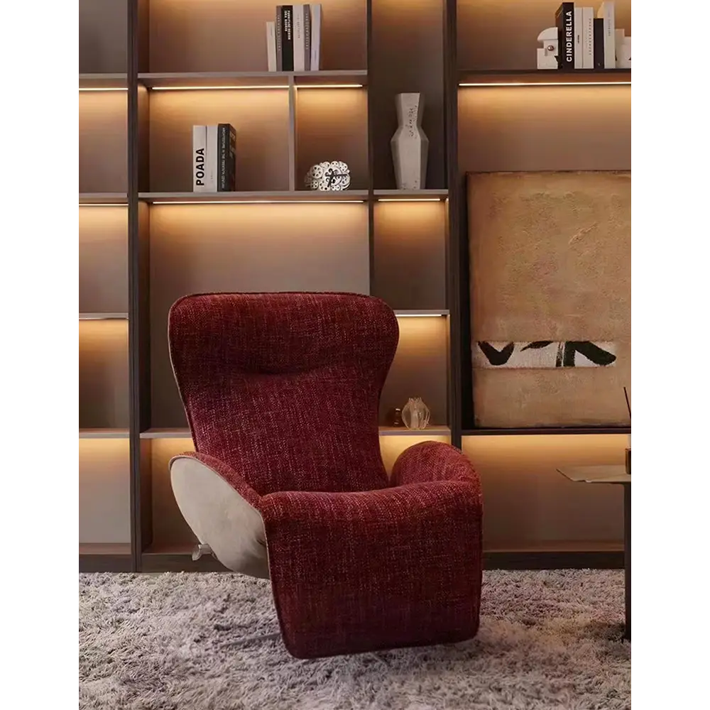 Abt Swivel Lounge Chair With Recliner Linen - recliner chair