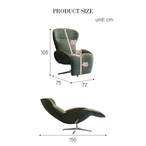Abt Swivel Lounge Chair With Recliner Linen - recliner chair
