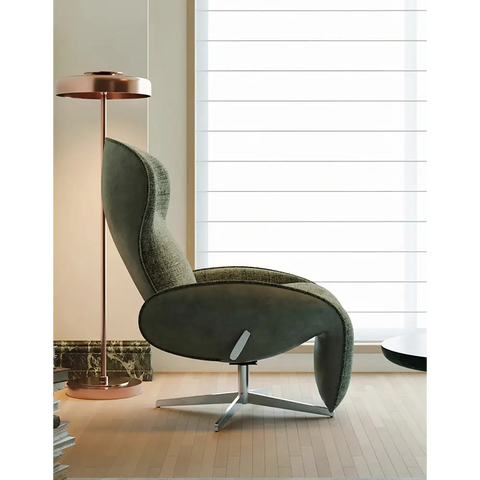 Abt Swivel Lounge Chair With Recliner Linen - recliner chair