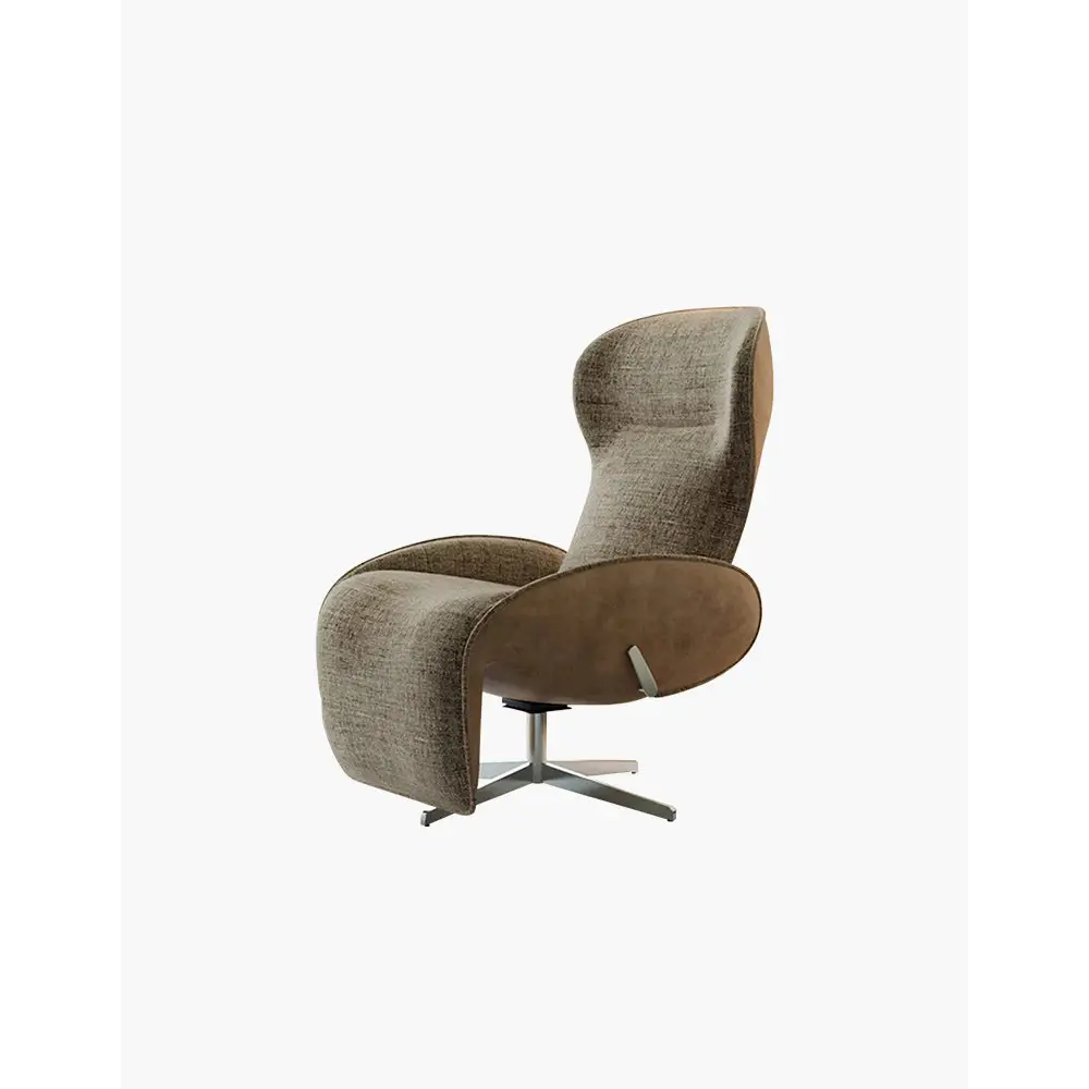 Abt Swivel Lounge Chair With Recliner Linen - recliner chair