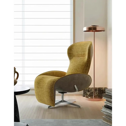Abt Swivel Lounge Chair With Recliner Linen - recliner chair