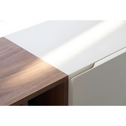 Acacia TV Stand White