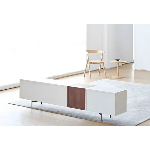 Acacia TV Stand White