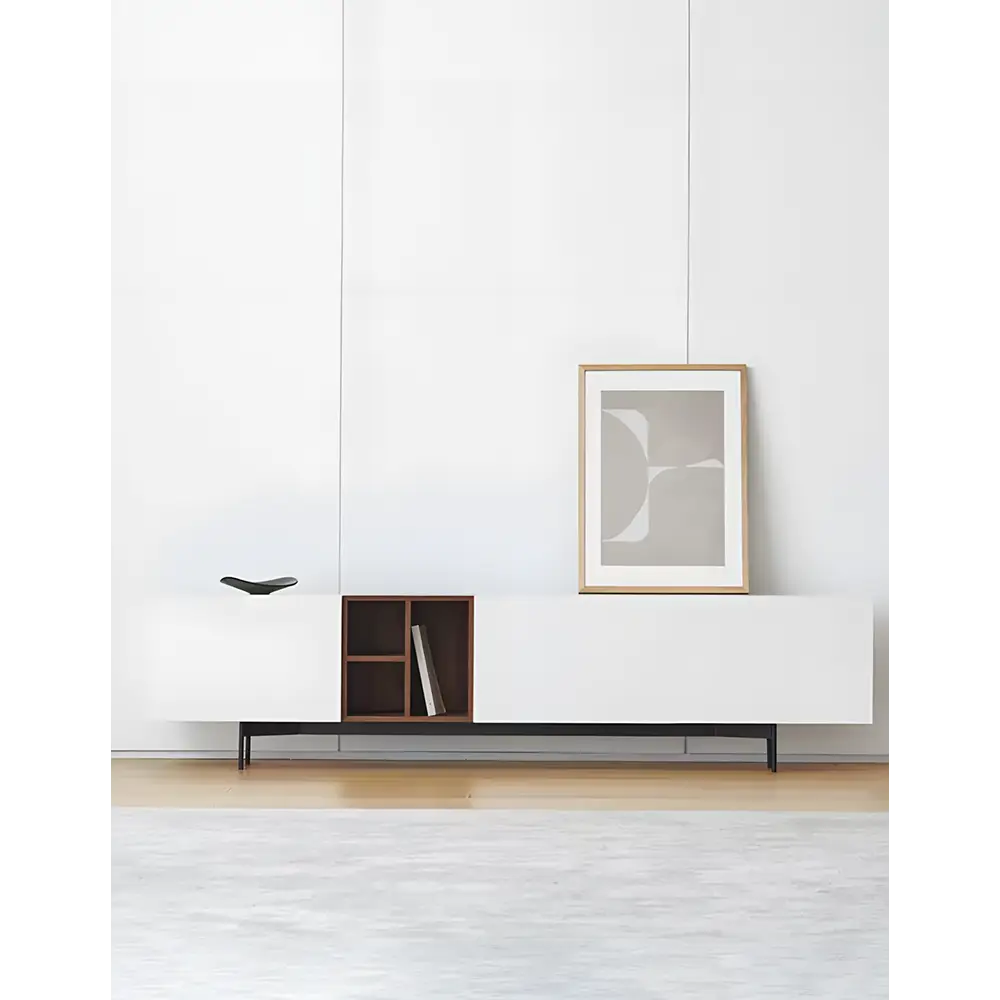 Acacia TV Stand White