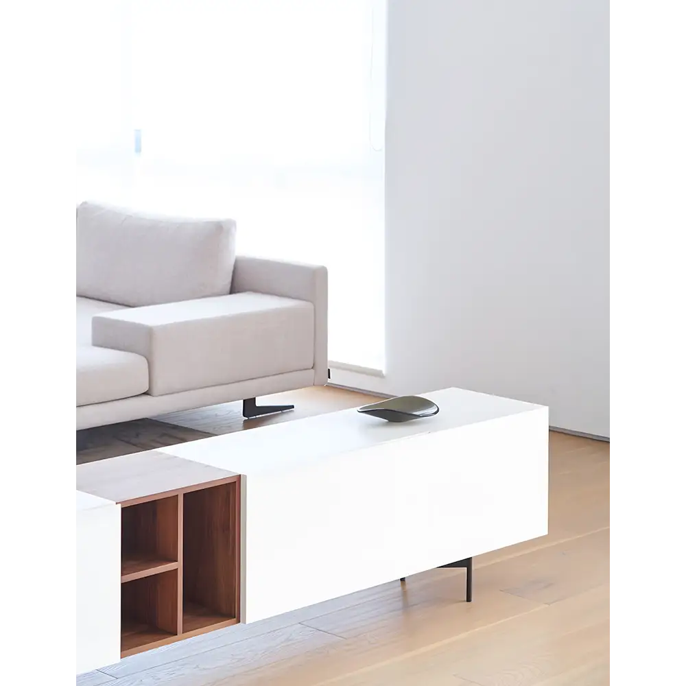 Acacia TV Stand White