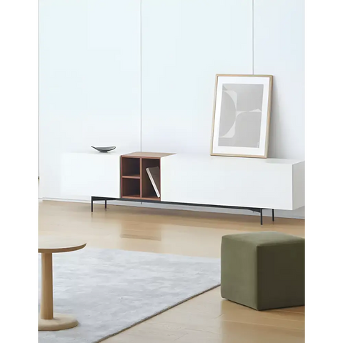 Acacia TV Stand White