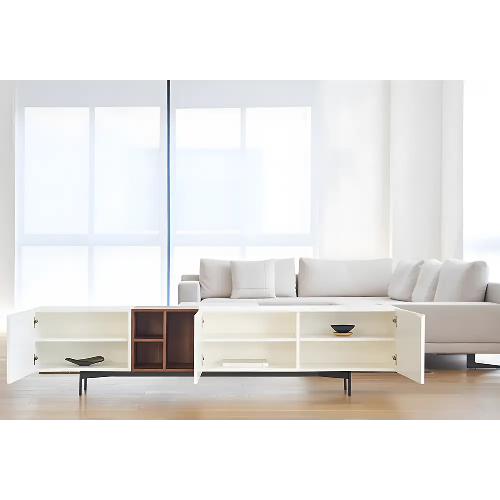 Acacia TV Stand White