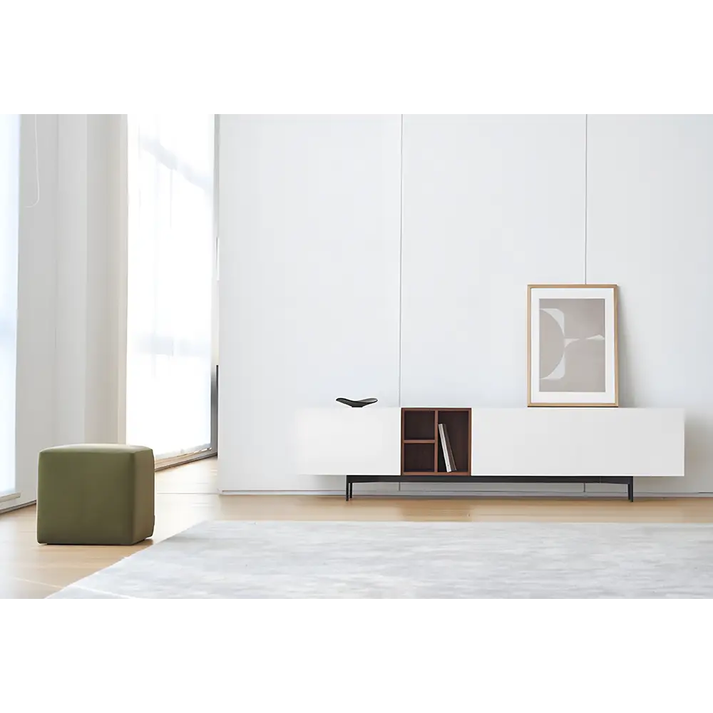 Acacia TV Stand White