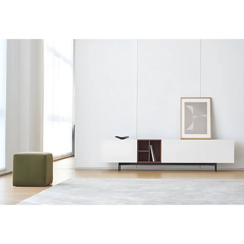 Acacia TV Stand White