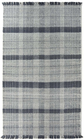 Highland Navy Checkered Rug