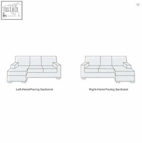 Minimalist line art of left- and right-hand-facing acosta suede corner sofa bed with storage in a corner sofa design