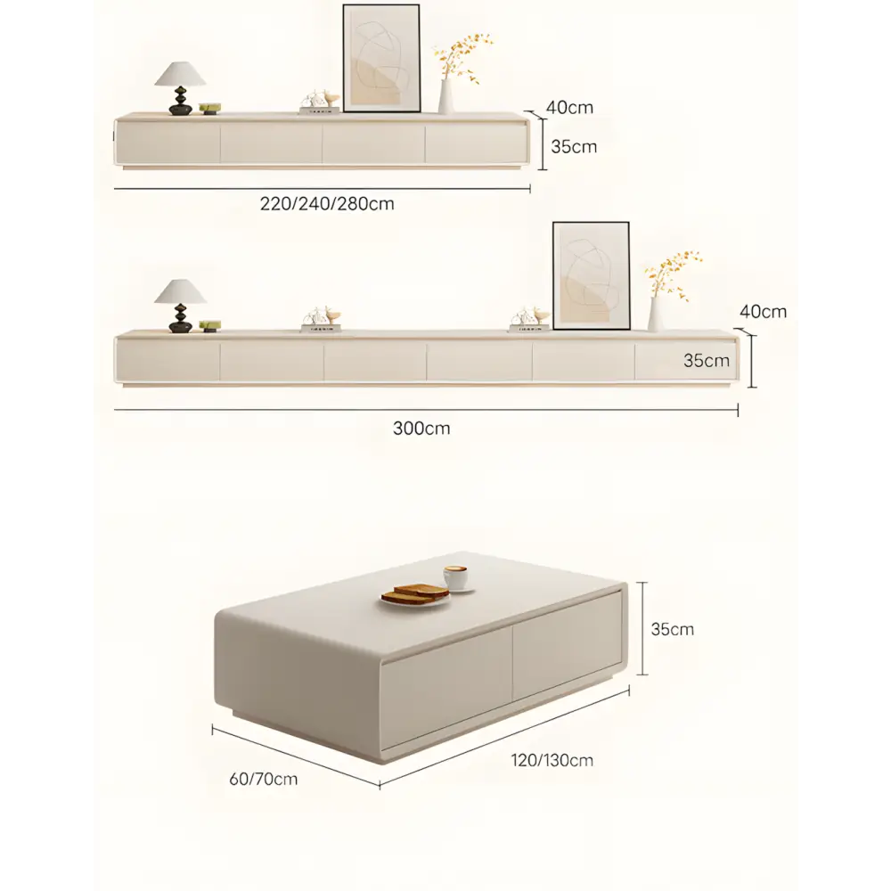 Addie TV Stand Cream - tv stand