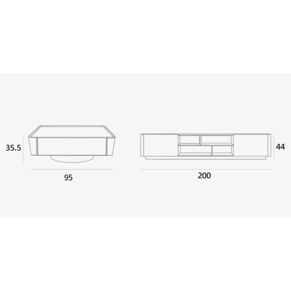 Adonai TV Stand Sintered stone