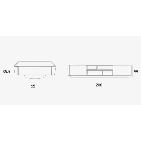 Adonai TV Stand Sintered stone