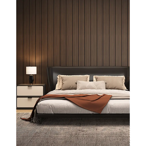 Adonis Bedside Table Black & Cream