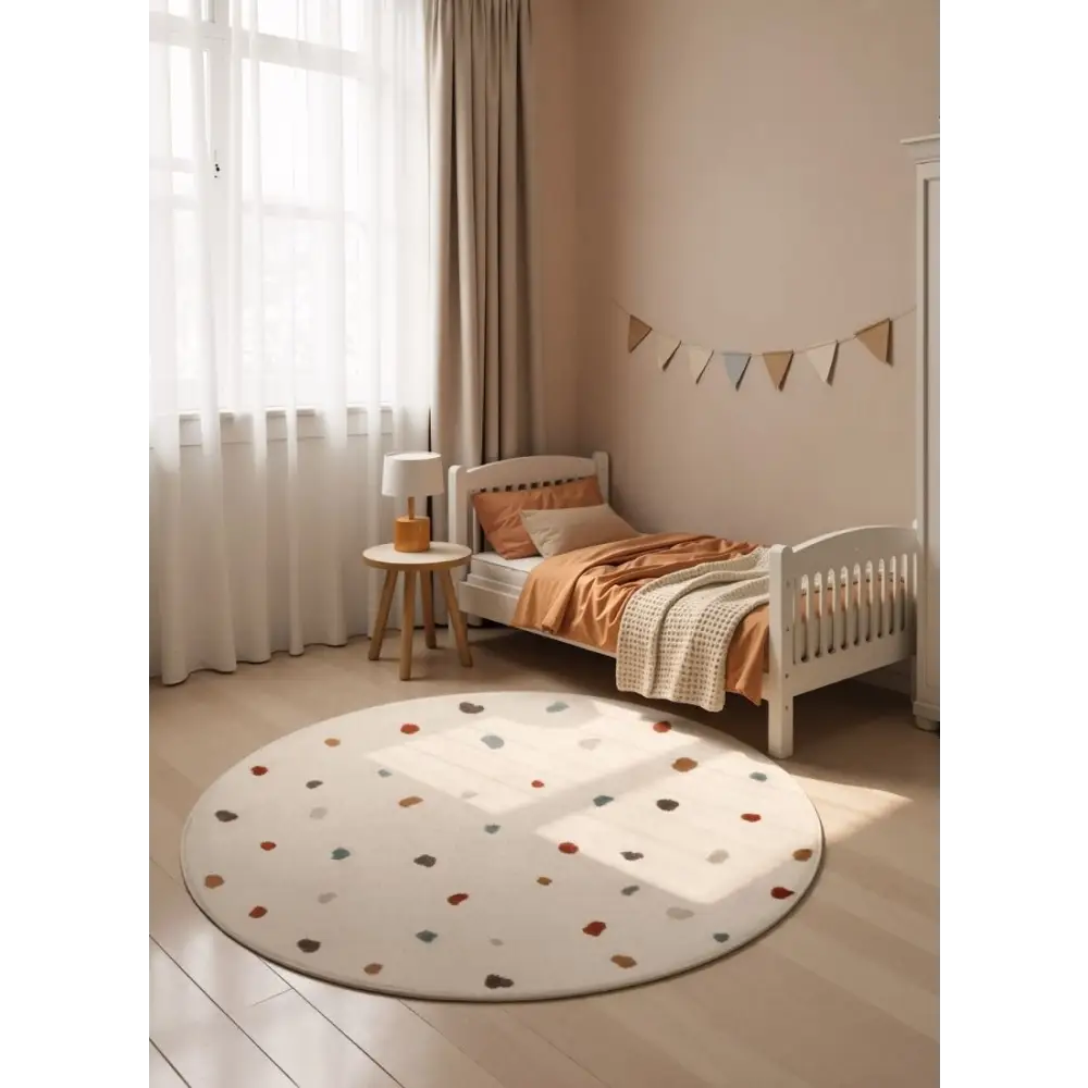 Adventures Kids Rug Funny Dots - Ø 160 cm - Rugs