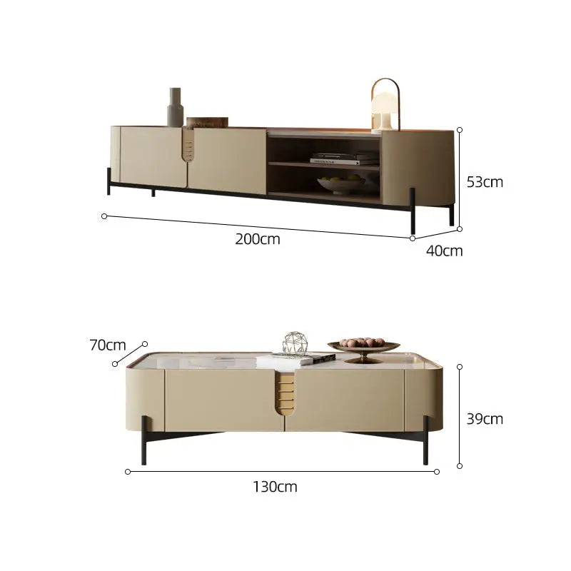 Aelan TV Stand Oak
