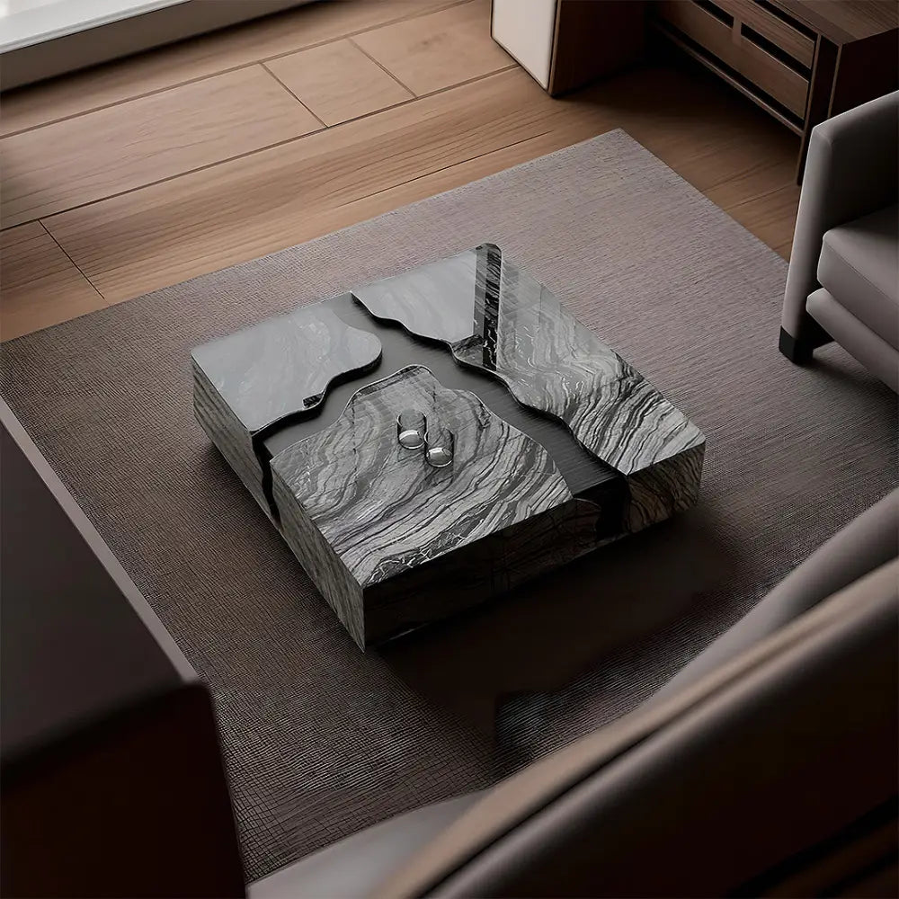 Aesop Low Coffee Table Square Marble