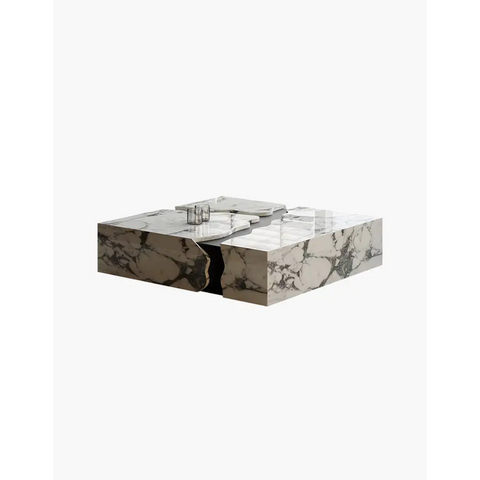 Aesop Low Coffee Table Square Marble