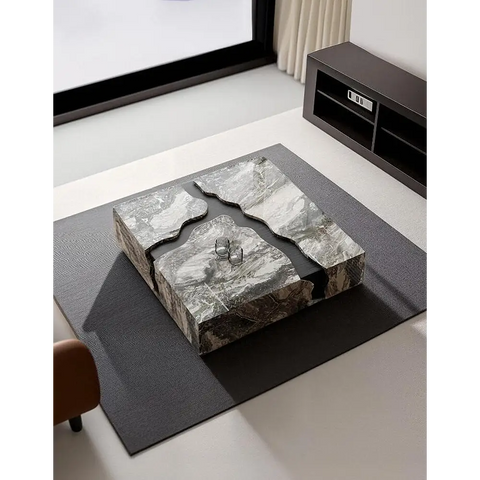 Aesop Low Coffee Table Square Marble - Texture 4 / 100cmx100cm