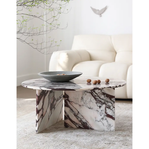 Aiko Coffee Table Round Marble