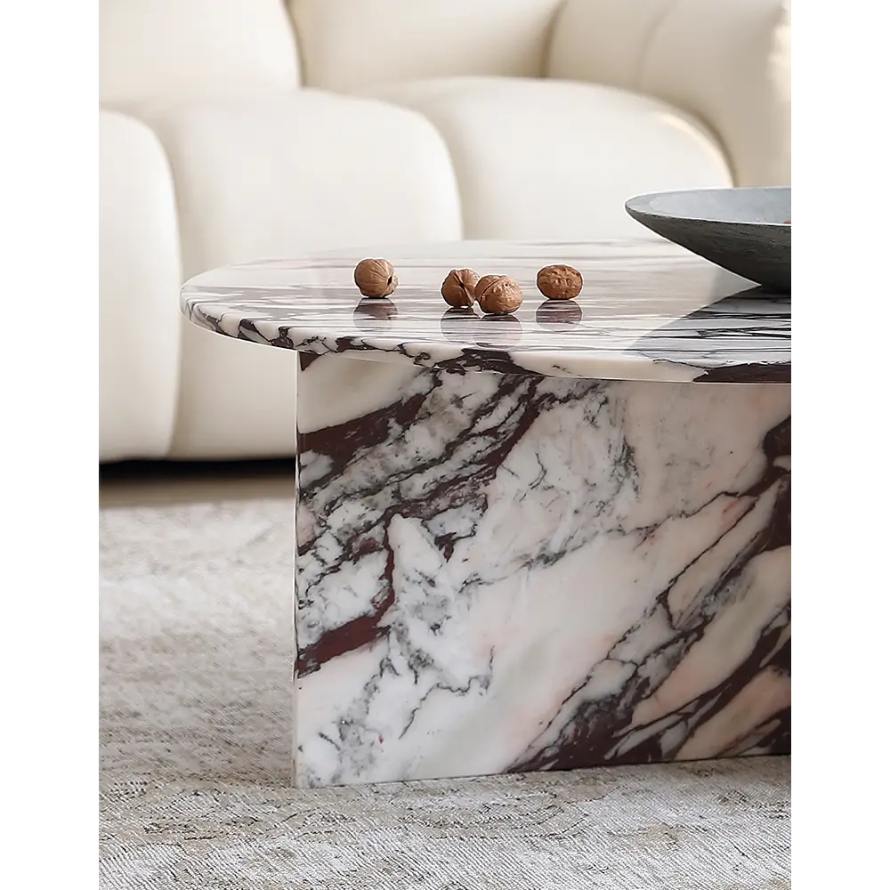 Aiko Coffee Table Round Marble