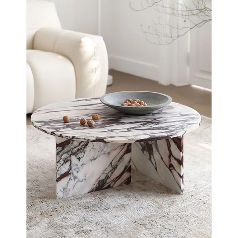 Aiko Coffee Table Round Marble