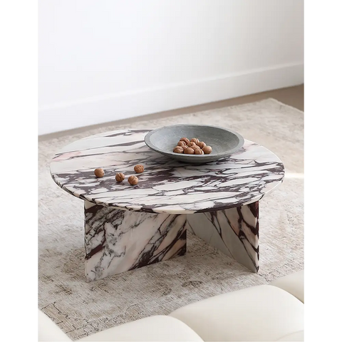 Aiko Coffee Table Round Marble