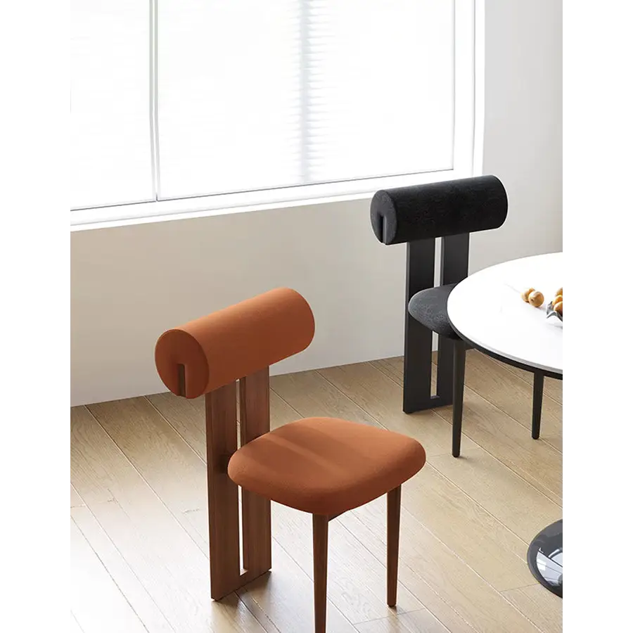 Airelle Dining Chair Black Brown