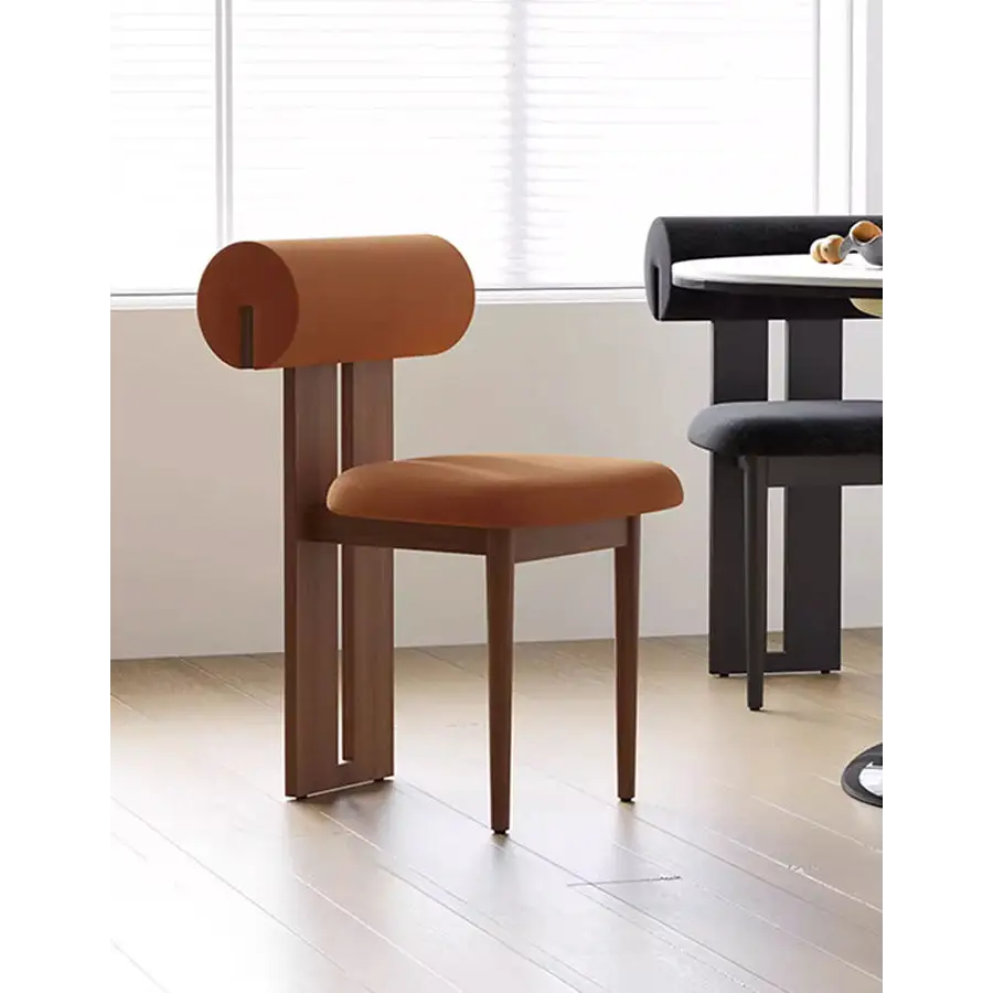 Airelle Dining Chair Black Brown