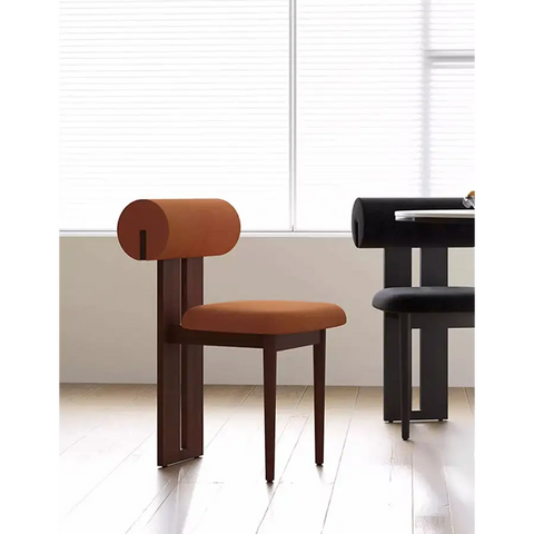 Airelle Dining Chair Black Brown