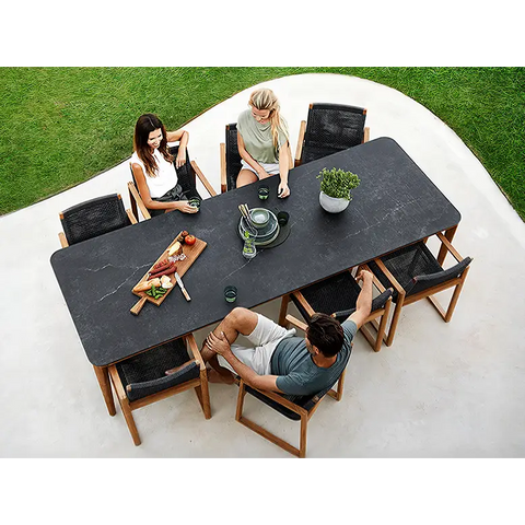 Aisulu Outdoor Dining Set 2 or 6 Seater - outdoor table and chairs