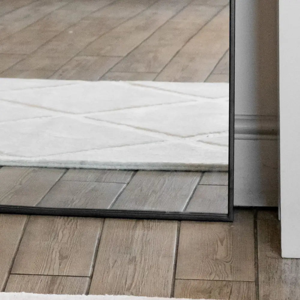 Akiko - Full Length Black Metal Arched Mirror - 180cm x 90cm - Mirror