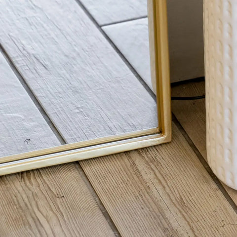 Akiko - Full Length Gold Metal Arched Mirror - 180cm x 105cm - Mirror