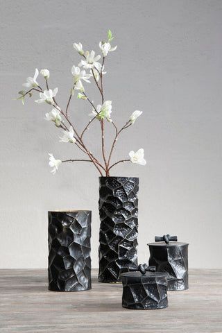 Akola Black and Gold Large Vase