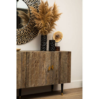 Akola Black and Gold Large Vase