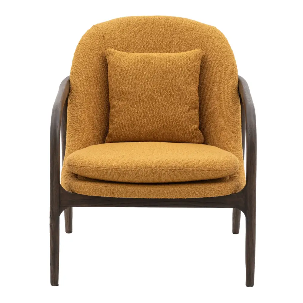 Alegra Arm Chair - Boucle - Ochra - Arm Chair