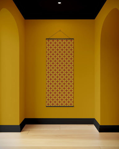 Retro Diamond Pattern Tapestry