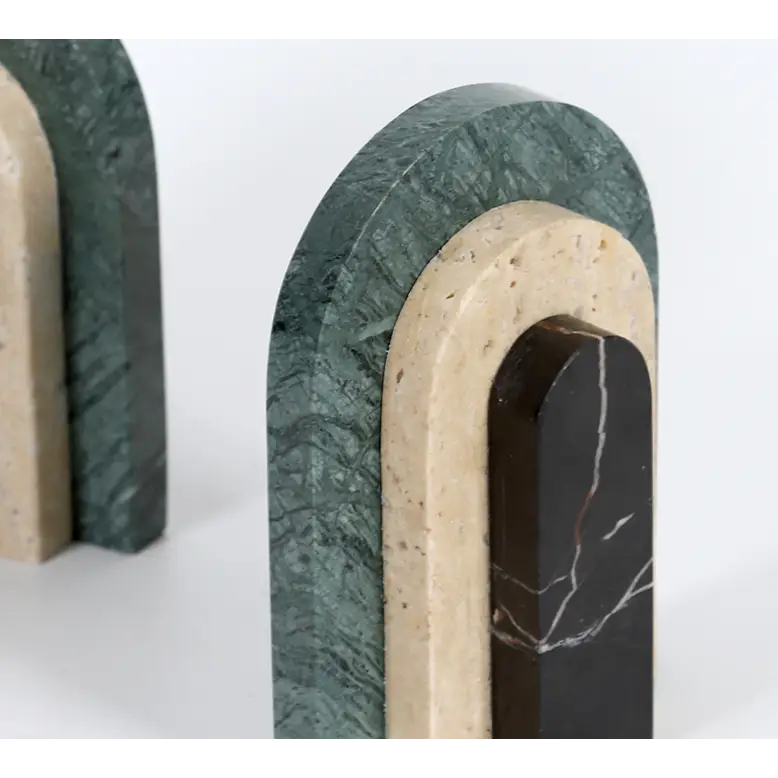 Alexis Stone Bookends Marble