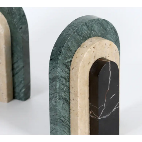 Alexis Stone Bookends Marble