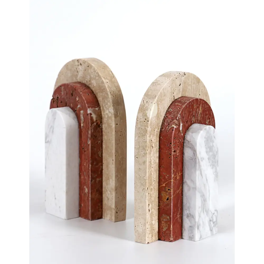 Alexis Stone Bookends Marble