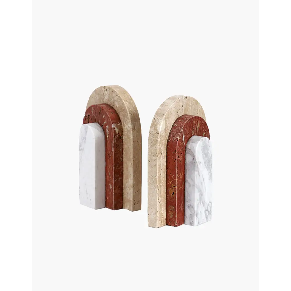 Alexis Stone Bookends Marble
