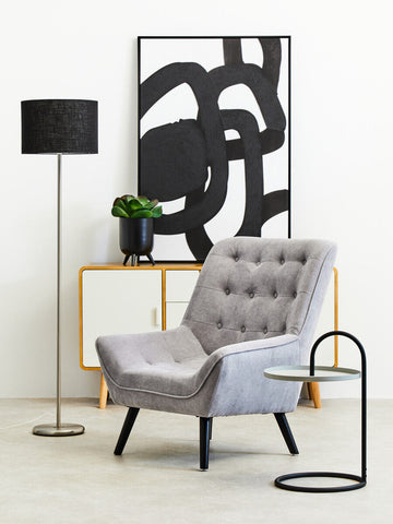 Alina Black Vase