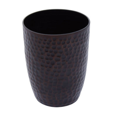 Black hammered allegra bronze finish tumbler made of metal with a sleek bronze finish for stylish drinking
